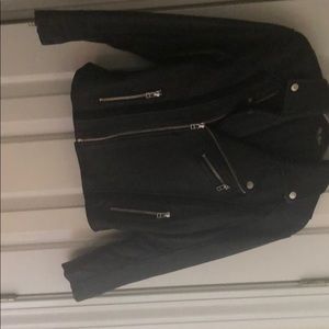 Genuine Leather Jacket in Black